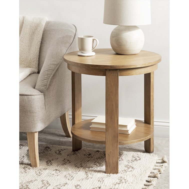 Side table store and lamp